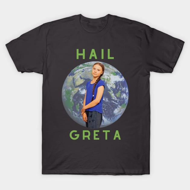 GRETA THUNBERG T-SHIRT T-Shirt by Pooskis